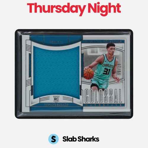 2024 PANINI NATIONAL TREASURES TIDJANE SALAUN COLOSSAL ROOKIE MATS JERSEY /99