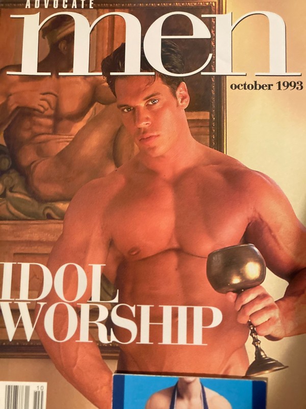 Vintage October 1993 ADVOCATE MEN Magazine, Playgirl-Like, Cover: Blake