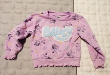 BLUEY Sweatshirt Toddler 2T Lilac Cartoon Dog