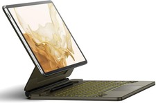 Dexnor Magic Keyboard Case Samsung Tab S10 S9 S8 S7 12.4 Trackpad Brown