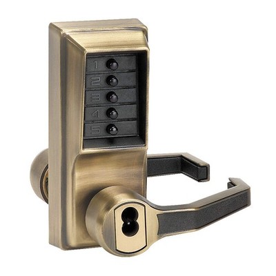 KABA LL-1021-B-05-41 Push Button Lock,Entry,Key Override 4YF89