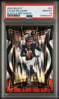 2024 PANINI SELECT #25 CALEB WILLIAMS BLACK & RED SHOCK PSA 10