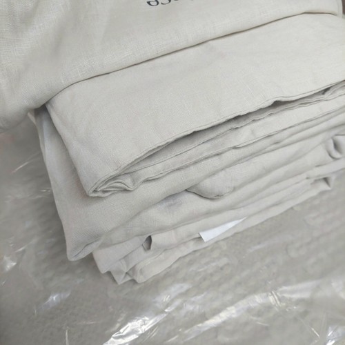 Quince 100% Linen Sand Sheets & 2 Pillowcases Set! Sz. Queen! (766) - Picture 6 of 10