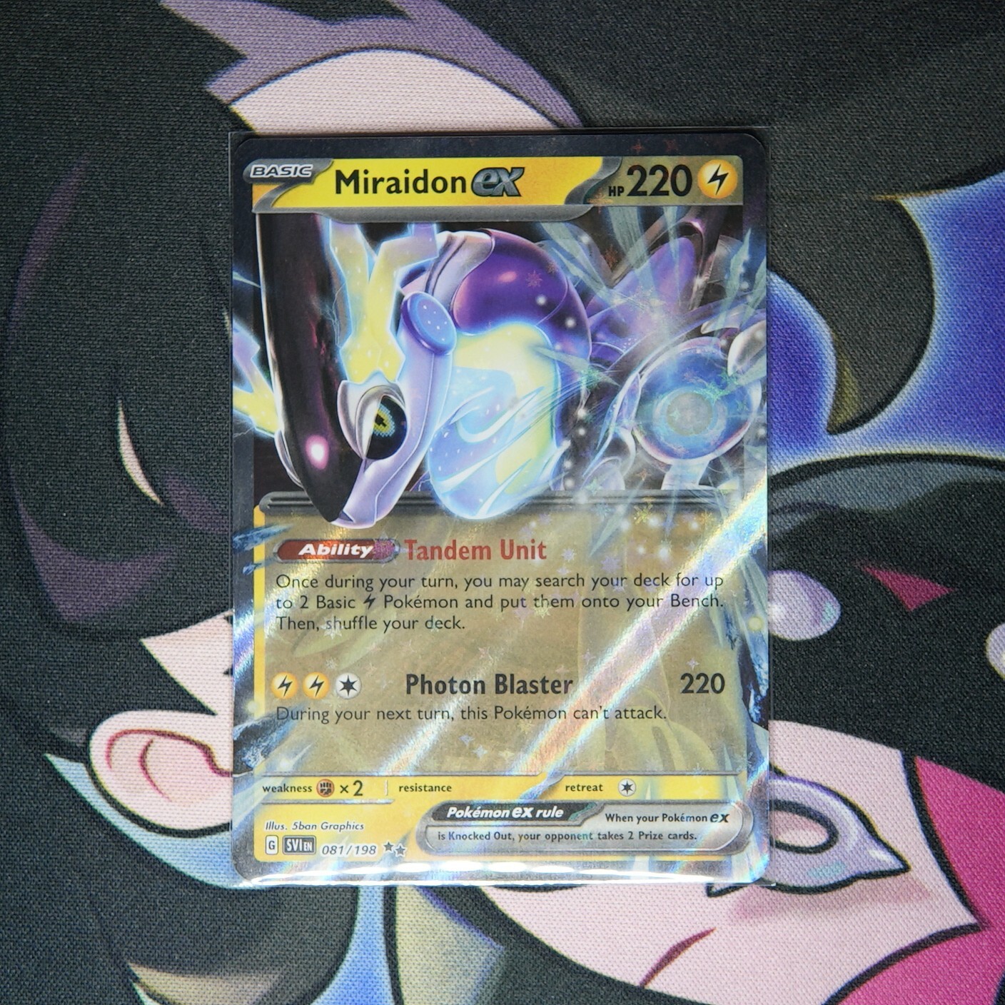Pokemon TCG - Scarlet & Violet Miraidon EX Card 81/198 NM - 0069