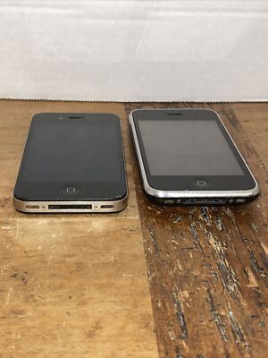 Two Apple iPhones for parts - Model A1303 32 GB and Model A1332