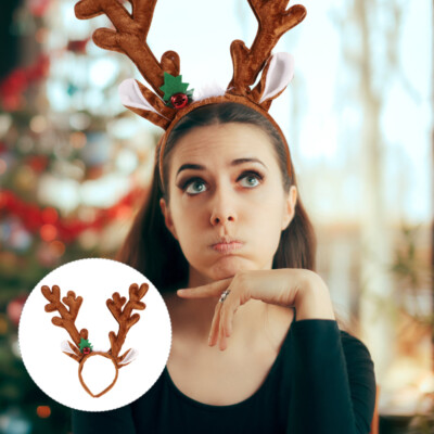 Christmas Headband Reindeer Antler Headdress Hair Headpiece  display picture 2