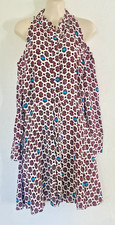 Maje cold shoulder crepe mini dress size 1 in excellent condition, elegant style