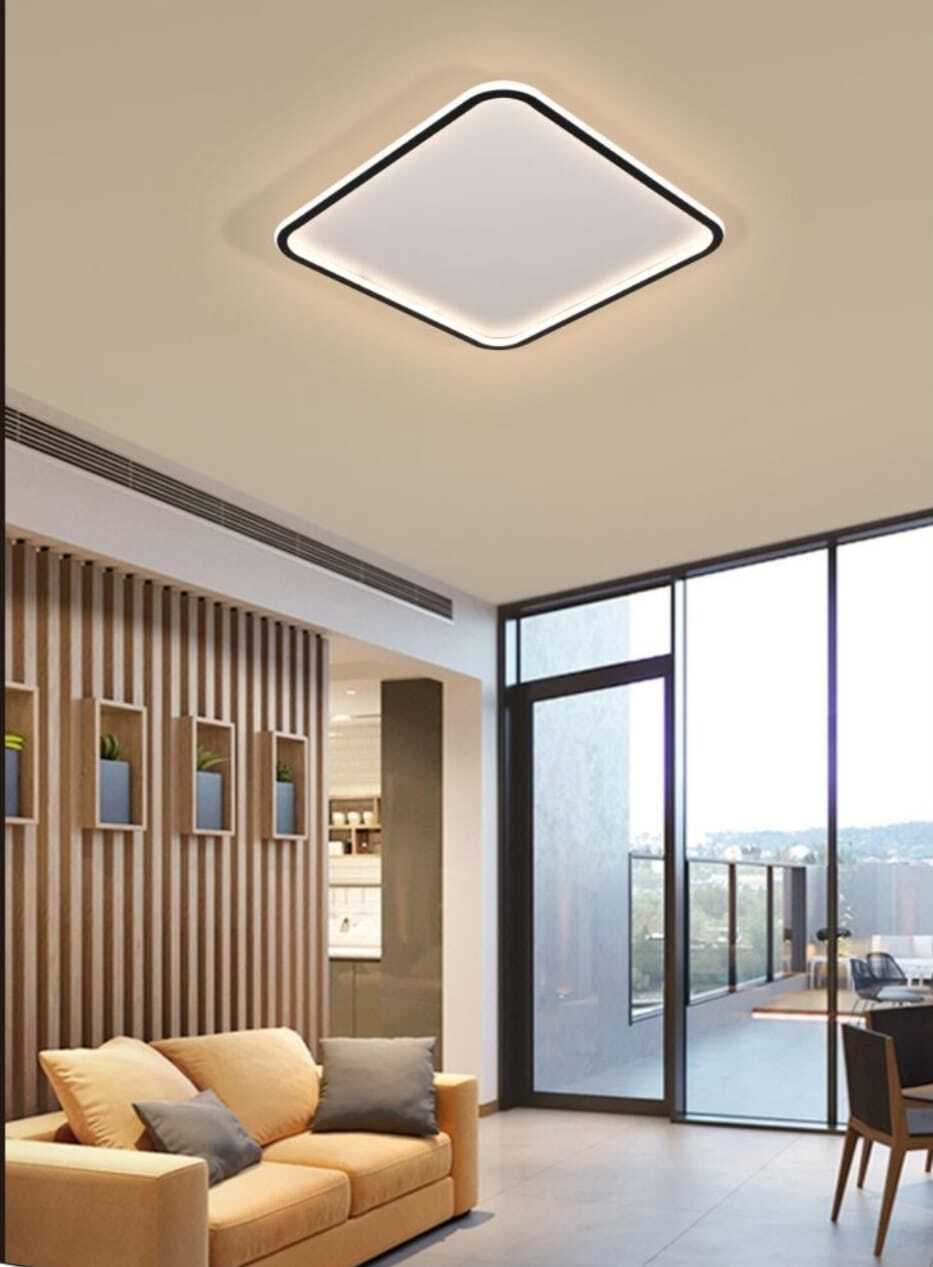 Plafoniera LED 50W Quadrata M@MO C12 | Lampada Soffitto Moderna Interni