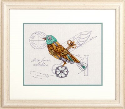 Panna Cross Stitch Kit M-1871 Clockwork Bird | eBay