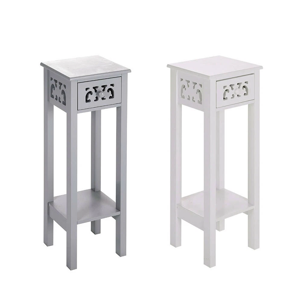 Tall Slim End Table Sofa Side Table Snack Tea Coffee Bar Stand