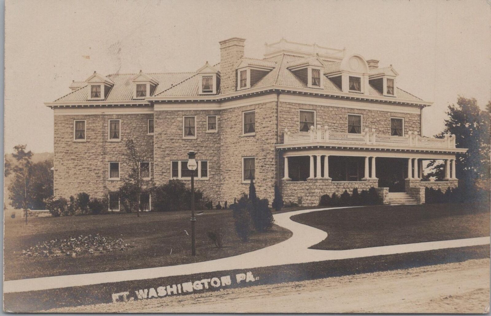 RPPC Postcard 223 Madison Ave Fort Washington PA eBay