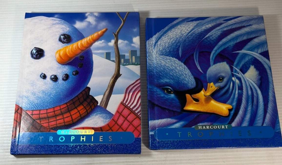 Harcourt Trophies Grade 1 Teacher Student Bundle Set of 10 Books 2005