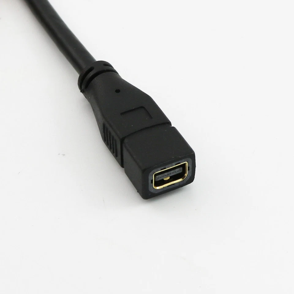 Displayport DP Female to Mini Display Port Female Cable for Apple MC PC 30cm/1ft - Image 4 of 4