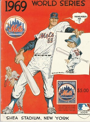 New York Mets Exact Reproduction of the 1969 World Series Program and score card