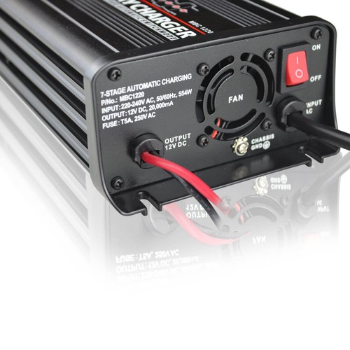 Batterieladegerät 12V 15A 7-Stufen IUoU Automatik Blei Kalzium VRLA AGM GEL Nass - Bild 4 von 5