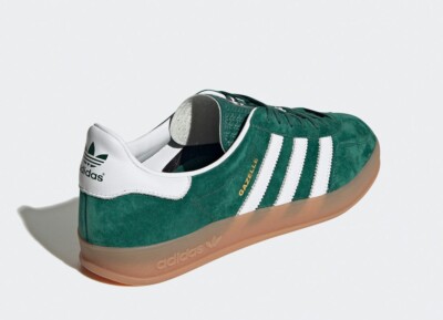スニーカー ADIDAS ORIGINALS Men Sneakers Green IG1596 ADIDAS GAZELLE INDOOR MEN'S SHOES IG1596 GREEN LEATHER GUM