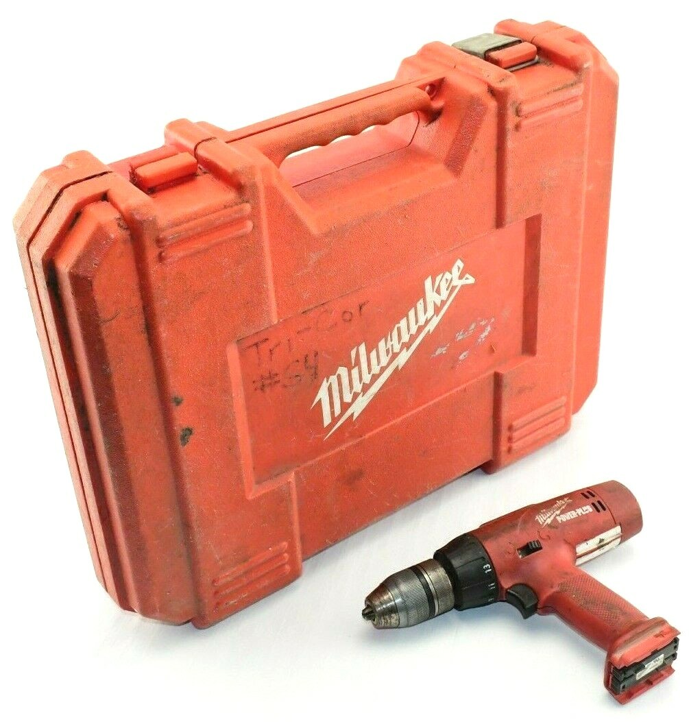Vintage MILWAUKEE Cordless 3 8 Drill Driver 0212 1 0502 9 Power Plus 14.4 V
