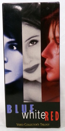 Miramax Home Entertainment Krzysztof Kieslowski Blue White Red Trilogy VHS Tapes - 第 2/5 張圖片