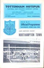 Tottenham Hotspur V Northampton Town - 1965/66 Division 1 - 16th April 1966