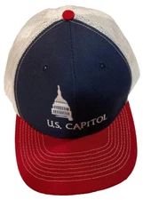 U.S. Capital cap red white and blue JWM Wholesale Inc. hat