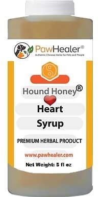 Heart Support-Hound Honey: Heart Syrup-Herbal Remedy Dog's Cough-5 fl oz - 