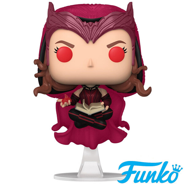 Funko POP #823 Marvel Wandavision Scarlet Witch and Darkhold Book