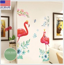 USA Removable Vinyl Wall Decal FLAMINGO Living room Sticker bedroom wall Decor 