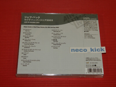4BT JEFF BECK TRIO LIVE IN VIRGINIA 2003 JAPAN CD | eBay