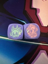 Amanda Lapalme Manamoon Yugioh Dragonmaid Metal Dice Purple