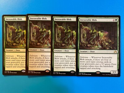 MTG 4x Inexorable Blob Shadows over Innistrad Modern Magic the Gathering x4 NM | eBay MTG 4x Inexorable Blob Shadows over Innistrad Modern Magic the Gathering x4 NM | eBay