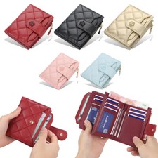 Small Coin Purse Card Zipper Leather Wallet Holder Mini Bag Handbag Women Clutch