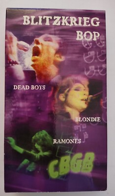 Blitzkrieg Bop the Roots of Punk Rock VHS with Blondie, Ramones, the Dead Boys