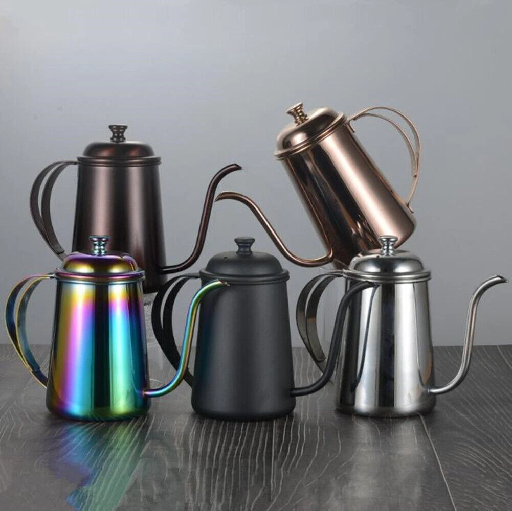 AROMA 4-CUP CRAFT COFFEE GOOSENECK ELECTRIC KETTLE, SILVER 