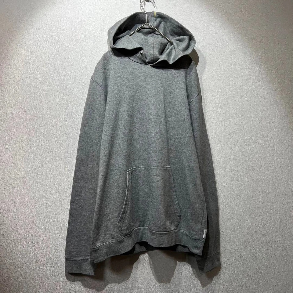 Visvim Indigo Camp Trailer Jumbo PO Sudadera con Capucha ICT Diseño Liso Gris Talla S Foto 3 de 4