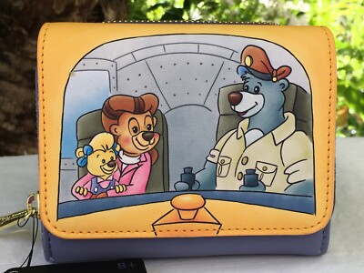 Loungefly Disney's Tailspin Crew Group Portrait Small Zip Wallet 4'' x 5'' NWT