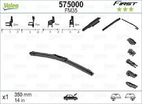 Original Valeo Wischblatt 575000 FüR Chevrolet Daihatsu Fiat Ford Honda Hyundai-image
