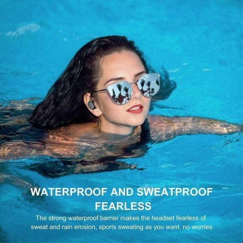 Bluetooth Compatible 5.0 Wireless Stereo Earphone Earbuds Noise Canceling C9R7 - Zdjęcie 7 z 14