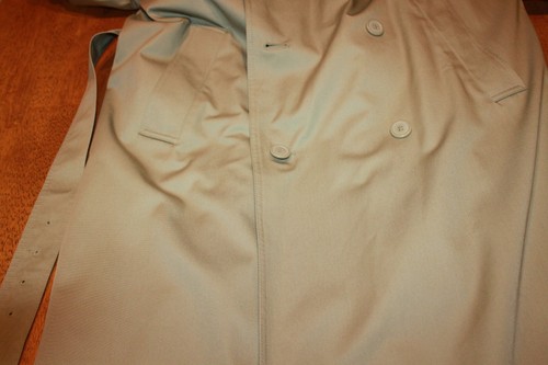 Mens London Fog Tan Limited Edition Size 40R Removable Lining Trench Coat READ - Picture 4 of 11