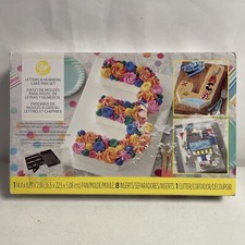 Letters  Numbers Cake Pan Set Wilton 2105-0801 Nonstick Open Box