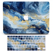 2in1 Abstract Ocean Blue Marble Case For Macbook M4 Pro 14 16 Air 13 15 11 12 in