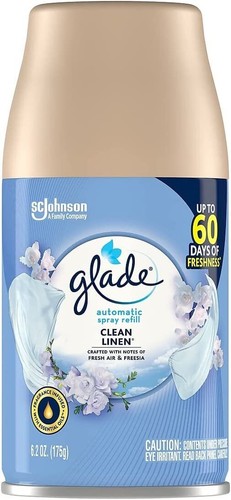 Glade Clean Lenin Automatic Spray Air Freshener Refill, 6.2 Oz (Pack of 4) - Picture 3 of 6
