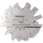 Metal Welding Tool Weld Fillet Gages Set Welding Inspection Ruler Tool 1/8'-1'