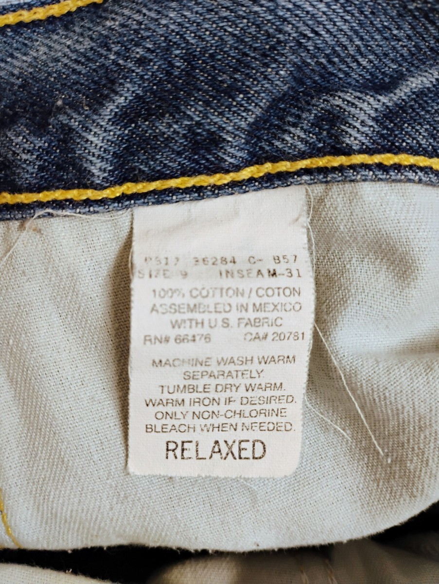 Tommy Hilfiger Jeans Size 9 Flag Jean Blue Vintage Spell Out