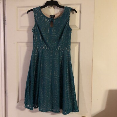 Enfocus Studio Green Lace Dress. Size 6. Fully Lined. | eBay