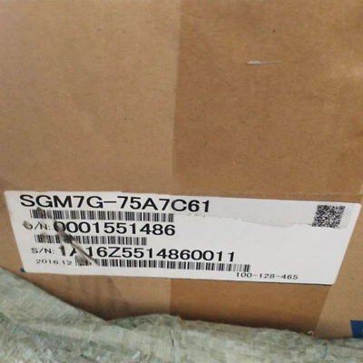 1PC NEW YASKAWA SGM7G-75A7C61 GW 1PC New Yaskawa SGM7G-75A7C61 Servo Motor SGM7G75A7C61 Via Fedex