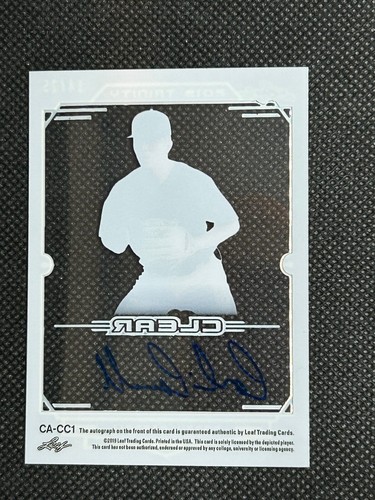 CORBIN CARROLL 2019 Leaf Trinity Baseball AUTO Autograph Acetate Card 14/25 - Bild 2 von 2