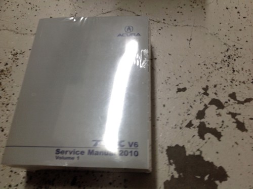 2010 Acura TSX V-6 V6 Service Repair Shop Workshop Manual Set FACTORY NEW