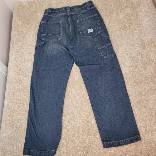 Signature Levi Strauss Jeans 30x30 Mens Carpenter Denim Regular Fit Pants - Picture 9 of 14