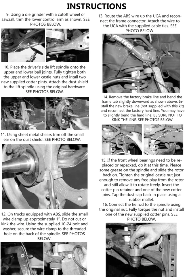 Husillos de elevación de 3" para suspensión de carrocería G 1978-87 coche Malibu Grand Prix El Camino Foto 4 de 4