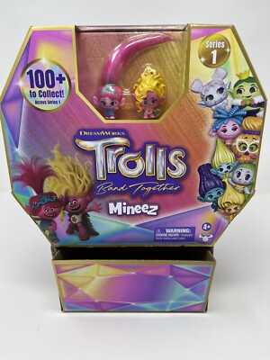 DreamWorks TROLLS Mineez Series 1 Display Box Only Empty